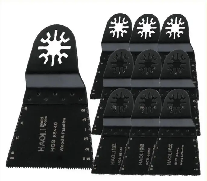 

free shipping 10 pcs 65mm Oscillating MultiTool saw blades fit for TCH multifunction,Fein multimaster ,Dremel etc. , power tool