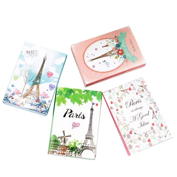 

New Paris Eiffel Tower 6 Folding Memo Pad N Times Sticky Notes Memo Notepad Bookmark Gift Stationery