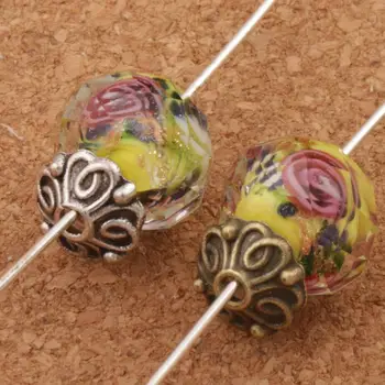 

Bali Style Flower Bead Caps 9.2x8.9mm 500PCS zinc alloy Bronze Jewelry Findings Components L1042