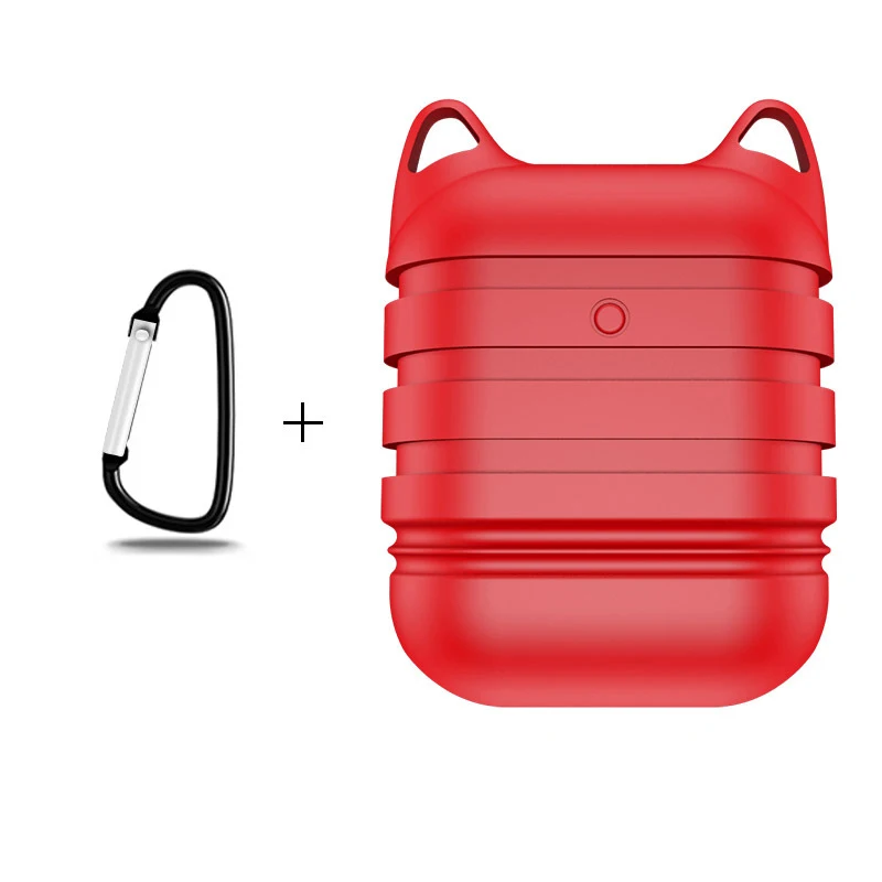 Drop Shipping For Airpods Silicone Cover Good Feeling Earphone Protective Cases For Air Pods Skin Cute For Air pod Retail (5)