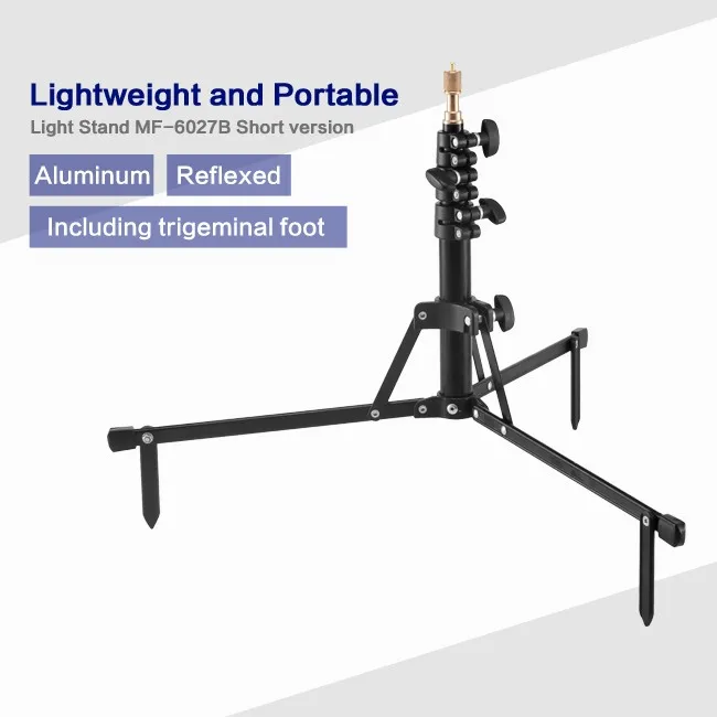Meking фотостудия сверхмощный MF-6027B короткая версия светильник Подставка для видео светильник ing поддержка системы держатель Fotografie аксессуары