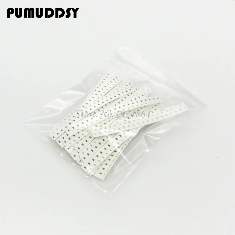DIY SMD Capacitor assorted kit 36values*20pcs=720pcs 1pF~10uF Samples Electronic