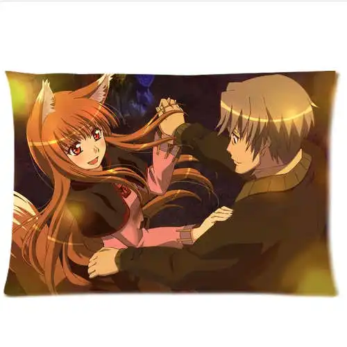 1385 5 De Réductioncirnos Store épices Et Loup Anime Personnages Sexy Oreilles Danimaux Fille Holo Coussin 2 Côtés Taie Doreiller In Taie