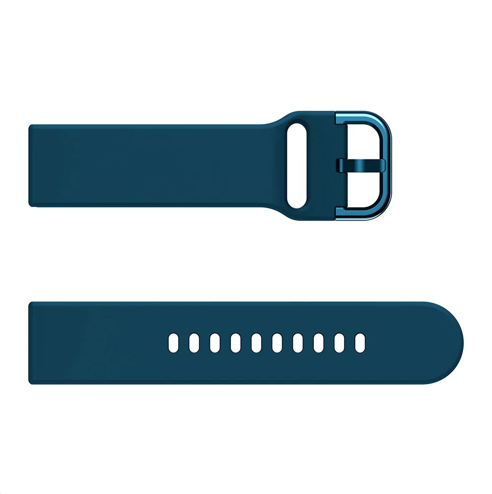 20 мм ремешок для часов для samsung Galaxy Watch активный мягкий спортивный силиконовый сменный ремешок браслет для Amazfit Bip Correa