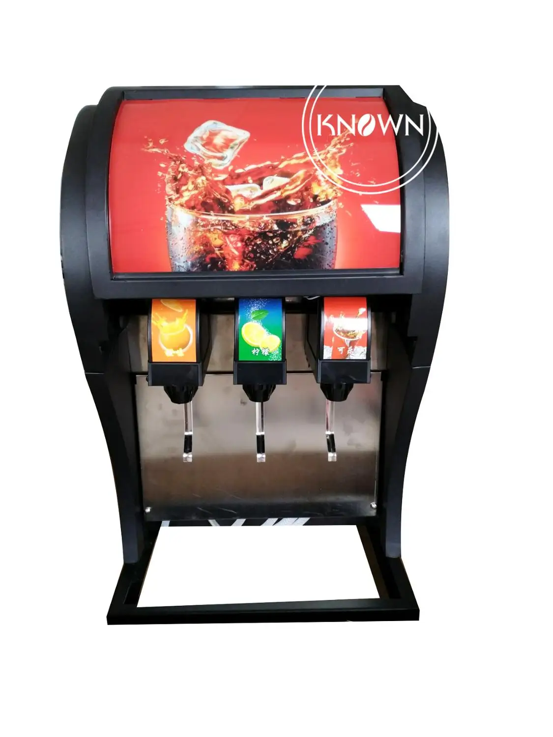 

Chinese Good Price Automatic Coke Cola Dispenser Vending Machine With 3 Valves For Restaurant
