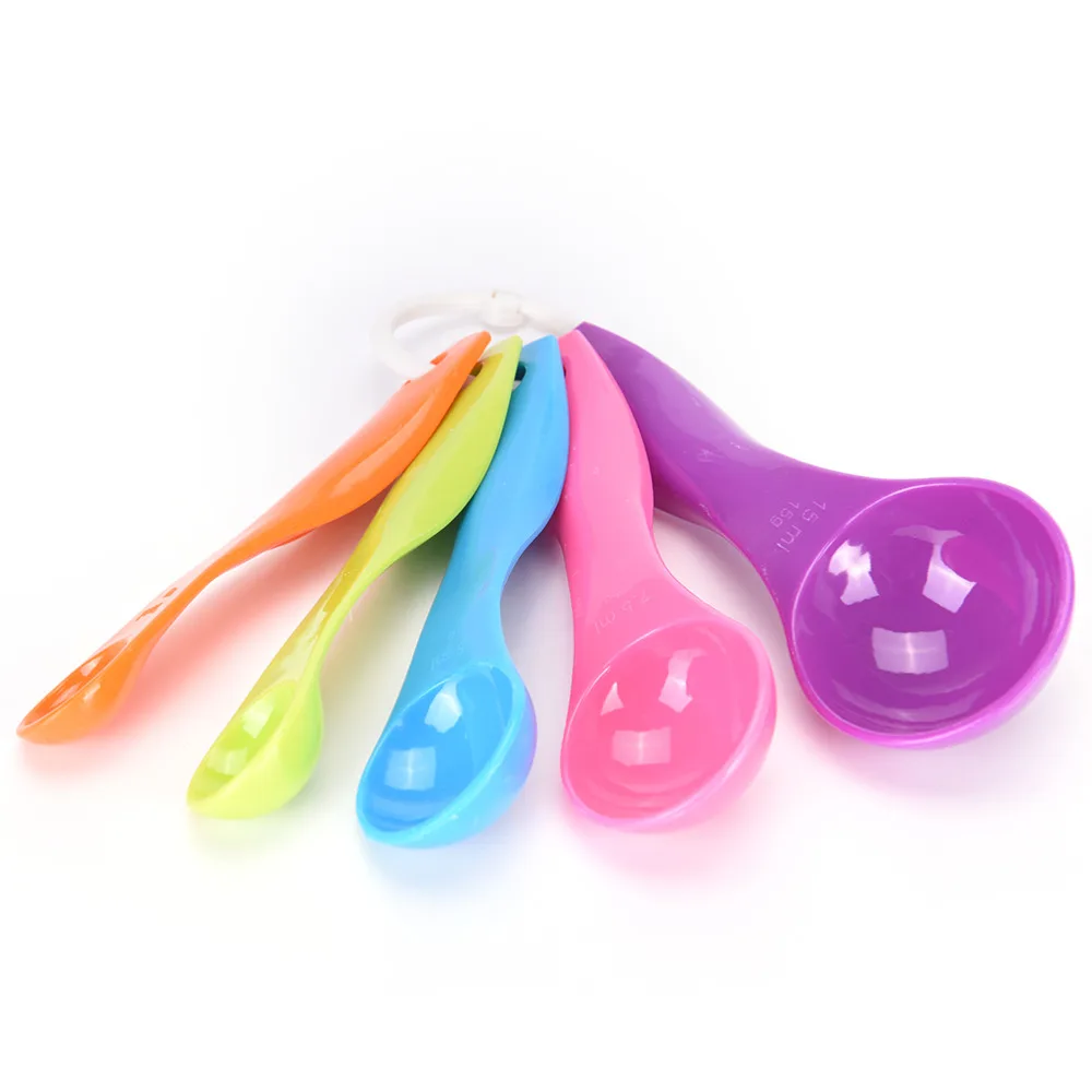 5Pcs Lovely Style Kitchen Colourworks Measuring Spoons Spoon Cup Baking