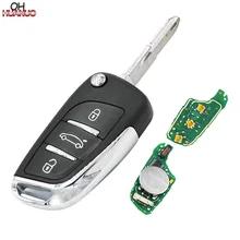 3 botões Estilo DS entrada de Keyless Remota Fob Chave Do Carro 434 MHz C2 ID46 para Citroen