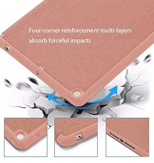Чехол для ipad air 2019/iPad Pro 10 5 с держателем карандашом тонкий смарт чехол Soke Slim Fit
