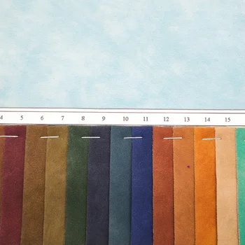

91x134cm Synthetic Leather, Two Tones Nubuck Leather Vinyl Fabric PU Leather DIY accessories P2178