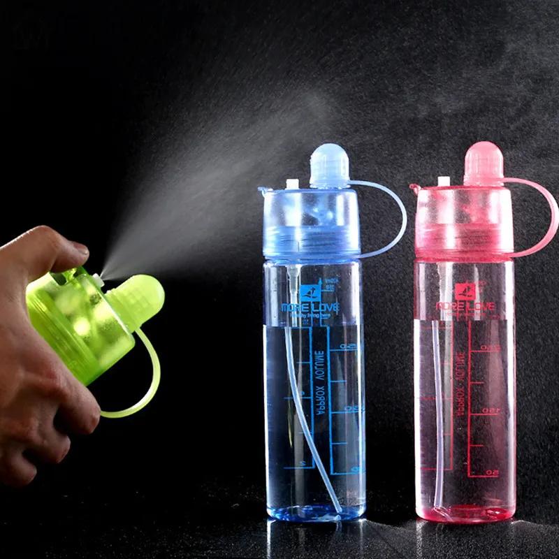 Creative Water Spray Cup Cool Beauty Sports font b Bottle b font Canteen font b Cycling