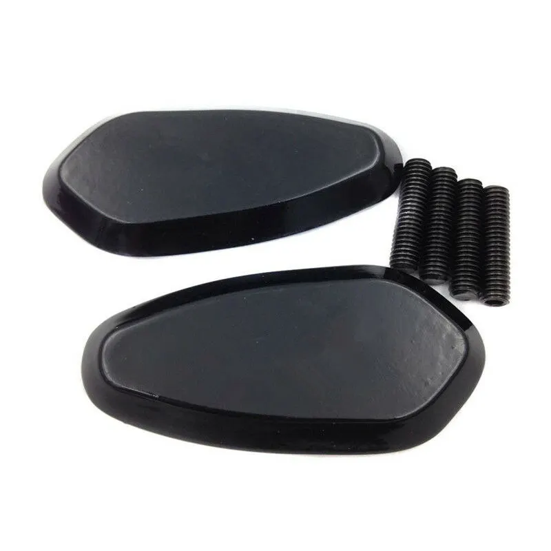 

Pair Motorcycle Mirrors Block Off Cap Base Plates For 2000-2008 Yamaha YZF R1