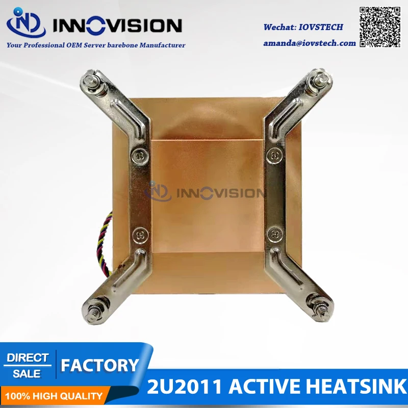 Квадратный медный радиатор 2u LGA2011 для ЦП Intel Xeon|cooler air|cooler floatcooler for video card |