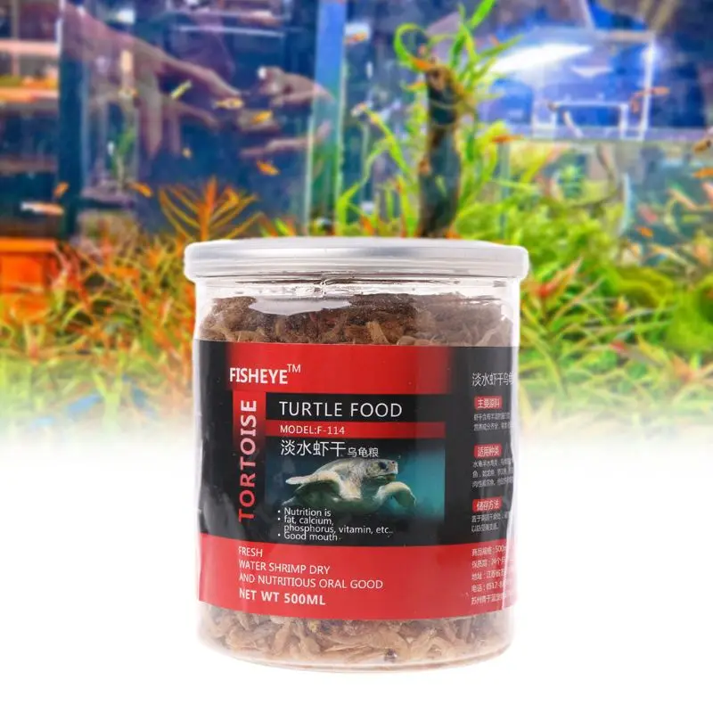 500ml Aquarium Food Dried Shrimp Krill For Fish Turtle Feeding Hamster Proteinin Feeders from