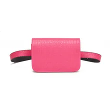 BONAMIE из искусственной кожи аллигатора поясные пакеты для женщин Винтажная дорожная поясная сумка модная женская поясная сумка с клапаном женская сумка на ремне нагрудная