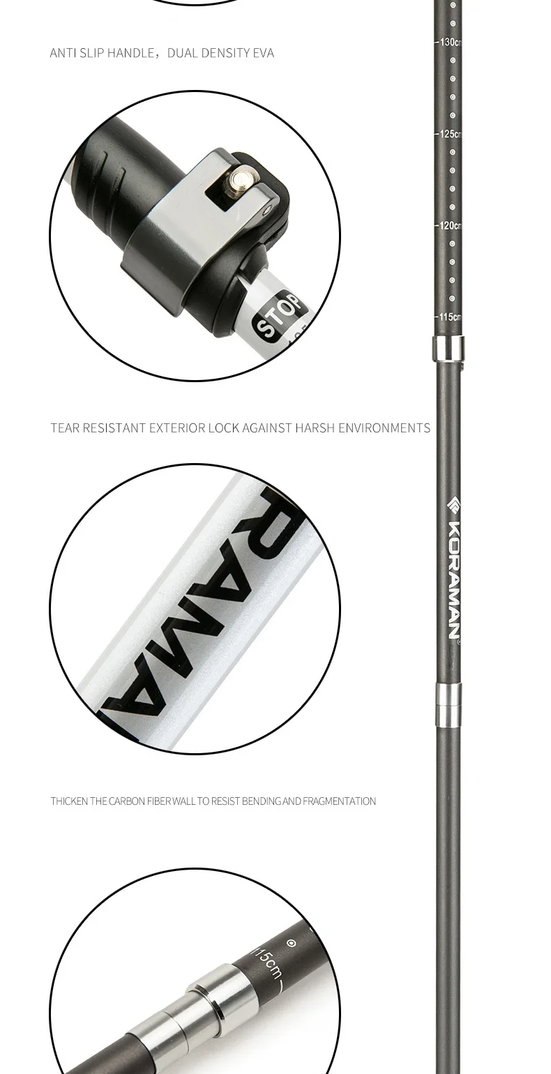 2 шт./лот складные походные палки для скандинавских прогулок складные треккинговые палки из углеродного волокна сверхлегкие походные палки для туризма