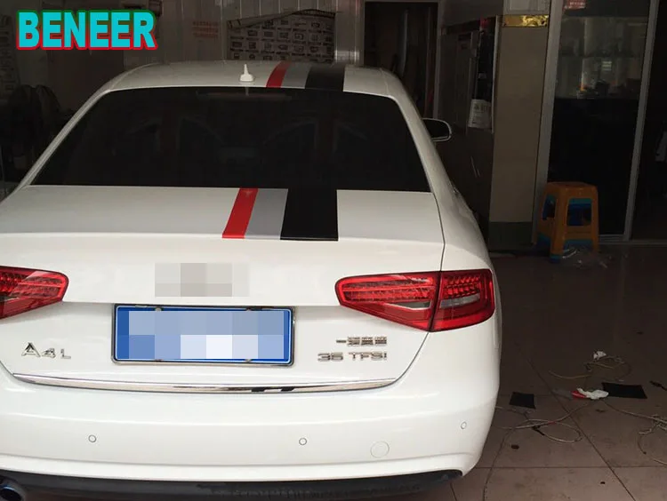 Стикер кузова автомобиля 150 см 3 цвета для audi SLINE A1 A2 A4 A5 A3 A6 A8 A7 B6 B8 Q3 Q5 Q7 TT RS|Наклейки