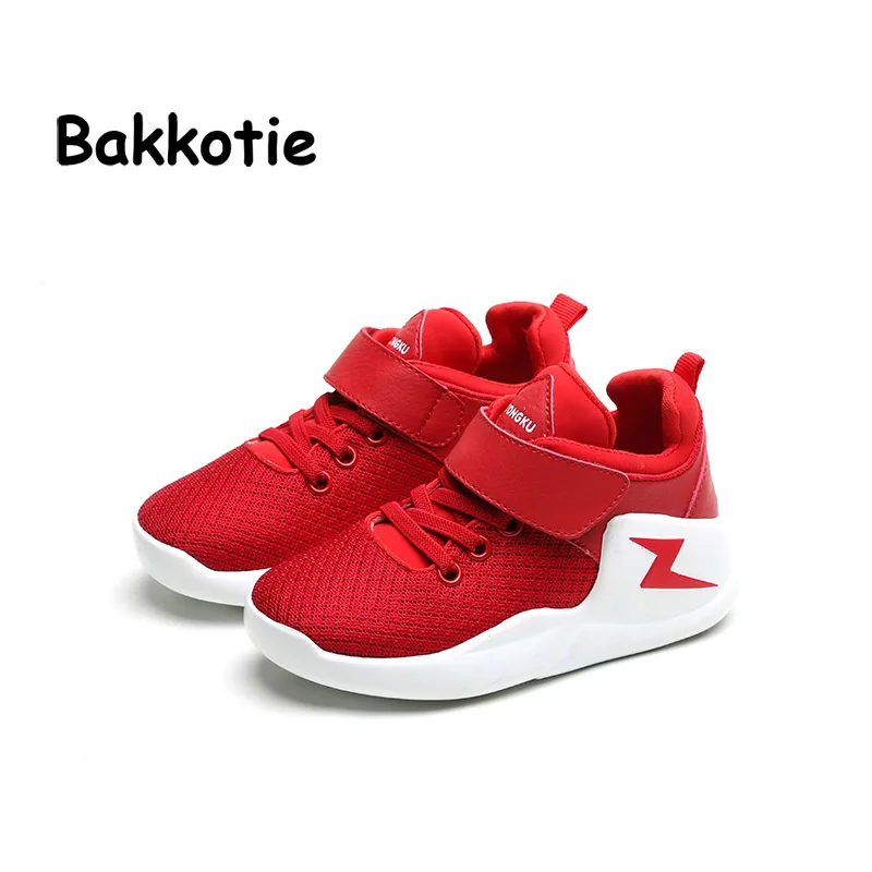 Bakkotie 2017 Spring Autumn Fashion Baby Boy Sport Shoe Mesh Leisure Kid Brand Children Sneaker Breathable Girl Casual Trainer bakkotie 2017 new autumn baby boy white shoes cat kid girl brand leisure sneaker gneuine leather breathable child soft trainer