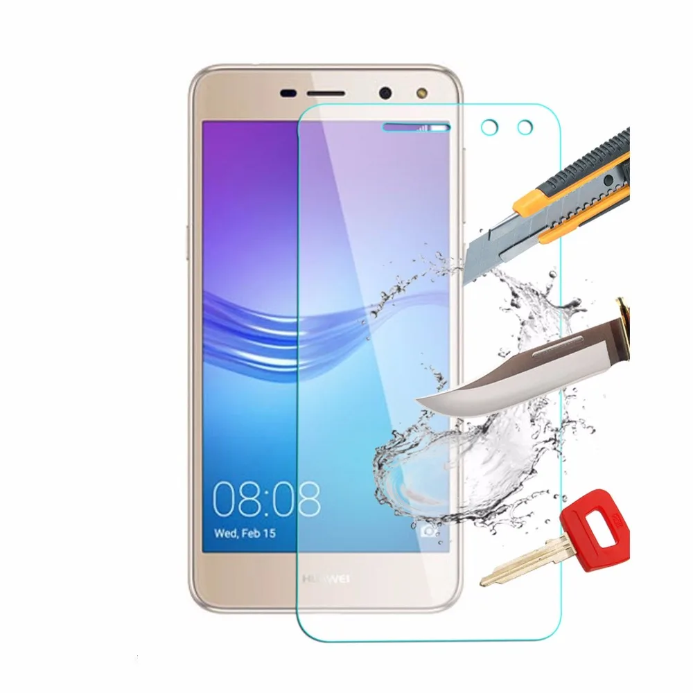 Закаленное стекло для Huawei Y5 2017 Защитная пленка экрана Y3 Защитное передней панели