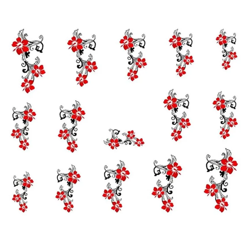 

NEW Water Transfer Slide Decal Sticker Nail Art Tips Toe Decoration X80135Down
