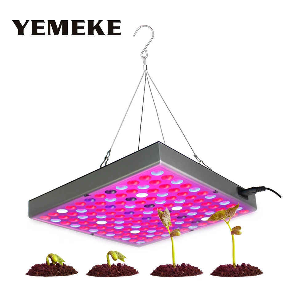 

AC85-265V LED Plant Grow Light Lamp 2835 SMD 45W Growing Lamp 2835 SMD Full Spectrum phyto Lamp for Plants 144LEDs 1500LM