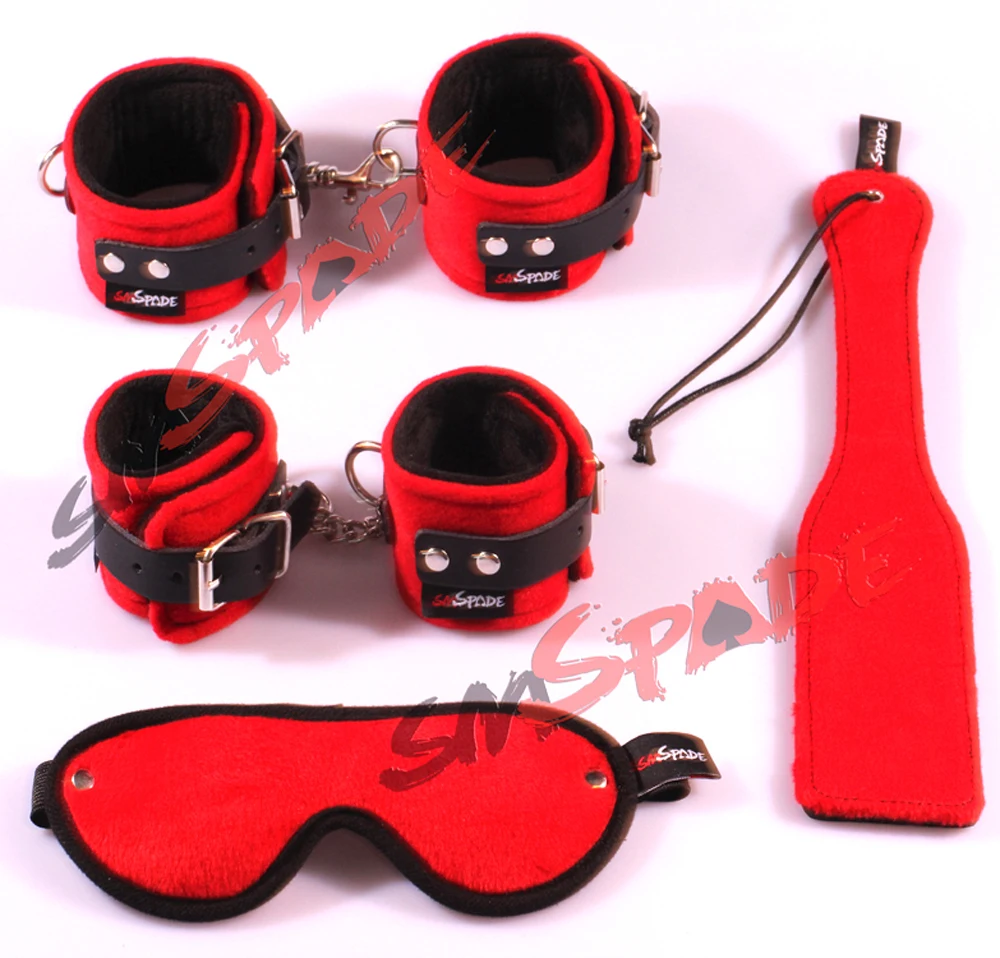 Velvet bondage erotic set plush fetish adult toy novelty product
