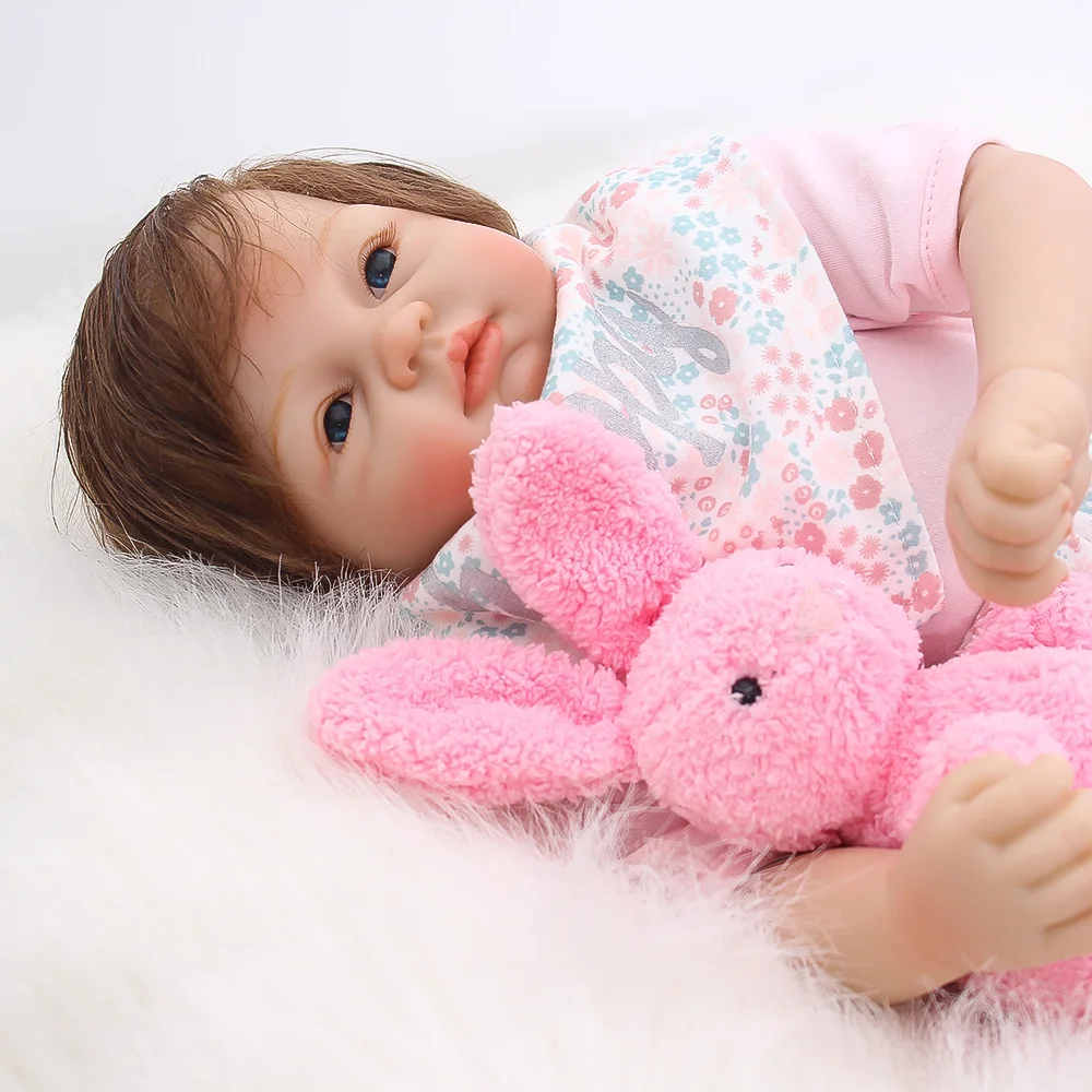 Bebes reborn 22 &quot53 см мягкие силиконовые куклы-игрушки для девочек роскошный набор с