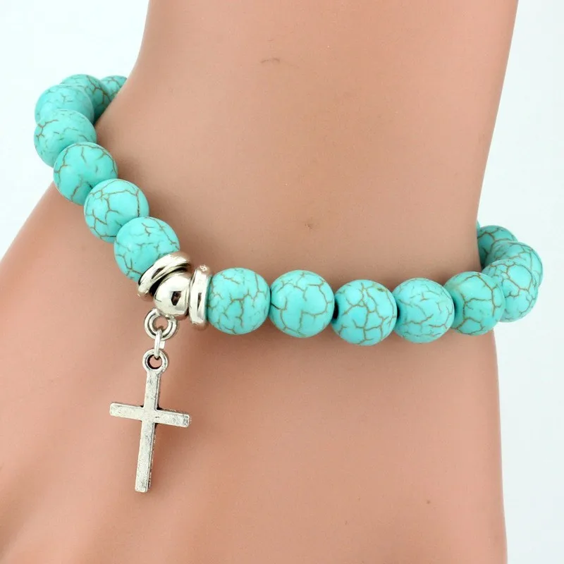 Turquoise Charm Bracelet7