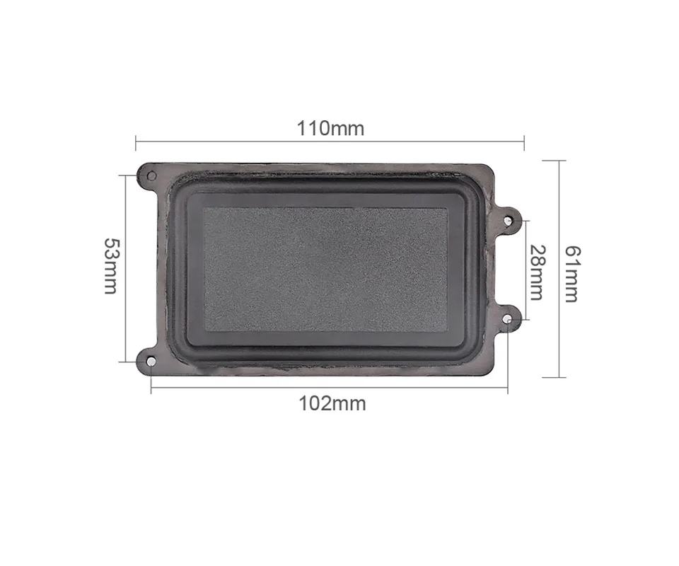 AIYIMA 2 шт 110*61 мм басовый радиатор пассивный радиатор динамик НЧ-динамик вспомогательная вибрационная пластина для сабвуфера низкочастотный DIY