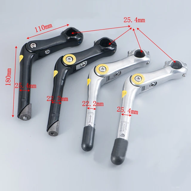 22.2mm 및 25.4mm 스템 산악 자전거 도시 자전거 왜건, 조절 가능한 스템 BSB026 장착 가능