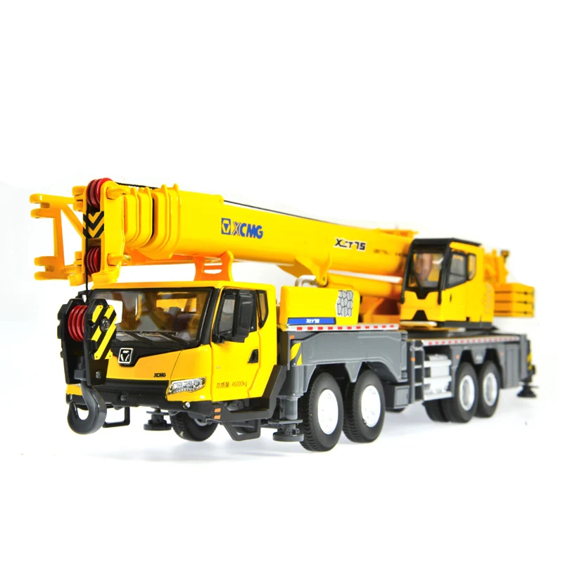 Коллекционная модель 1:50 соотношение XCMG XCT75T мобильный тяжелый кран грузовик