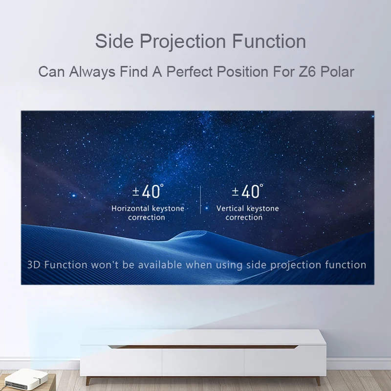 Международный XGIMI Z6 Polar 1080 P Full HD 700 Ansi светодиодный DLP Мини проектор Android Wi Fi Bluetooth