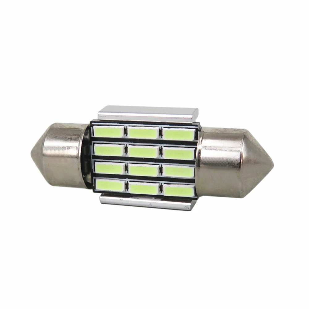 WLJH 6x Canbus Автомобильный светодиодный источник освещения 4014 SMD 31 мм 36 39 41 12 В
