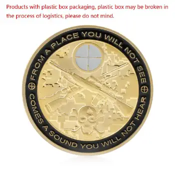

You Can Run But You Will Only Die Tired Snipers Commemorative Coin Challenge New