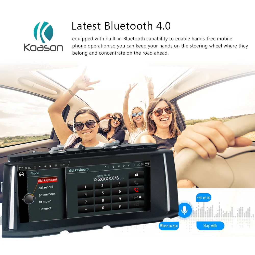 Clearance Koason 10.25 inch IPS Screen Android 7.1 System Car Audio Multimedia Player for BMW 7 Series F01 CIC 2009-2012 GPS navigation 5