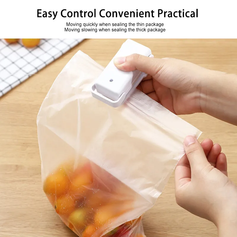Портативный мини домашний тепловой мешок запайки пластиковый мешок упаковки еды прозрачный пластиковый мешок зажимы