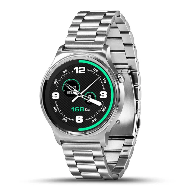 

GW01 Bluetooth Smart Watch IPS Round Screen Life Waterproof Sports Heart Rate smartWatch For iOS Android Phone PK KW18