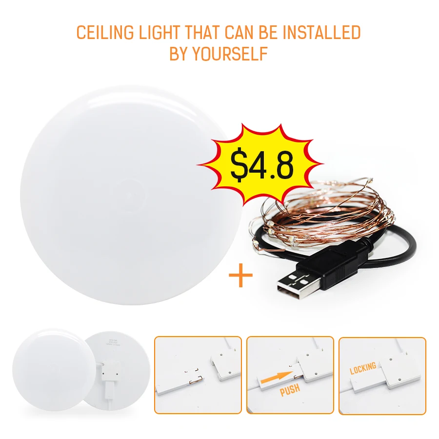 

85-265V Modern LED Ceiling Light Lighting Fixture Easy Install Room Lights Ceiling Lamps For Living Room