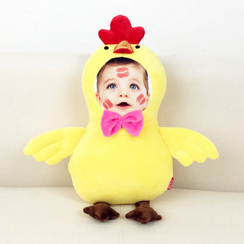 

New Hot Photo customization chicken Plush Toys Dolls Stuffed Animal Pillow Sofa Car Decorative Creative Birthday Gift