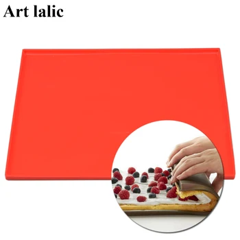 

Artlalic FOOD GRADE Silicone Baking Mat DIY Multifunction Cake Pad Non-Stick Oven liner Swiss Roll Pad Bakeware Baking Tools