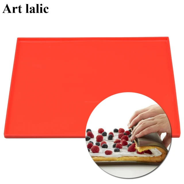 Best Price Artlalic FOOD GRADE Silicone Baking Mat DIY Multifunction Cake Pad Non-Stick Oven liner Swiss Roll Pad Bakeware Baking Tools