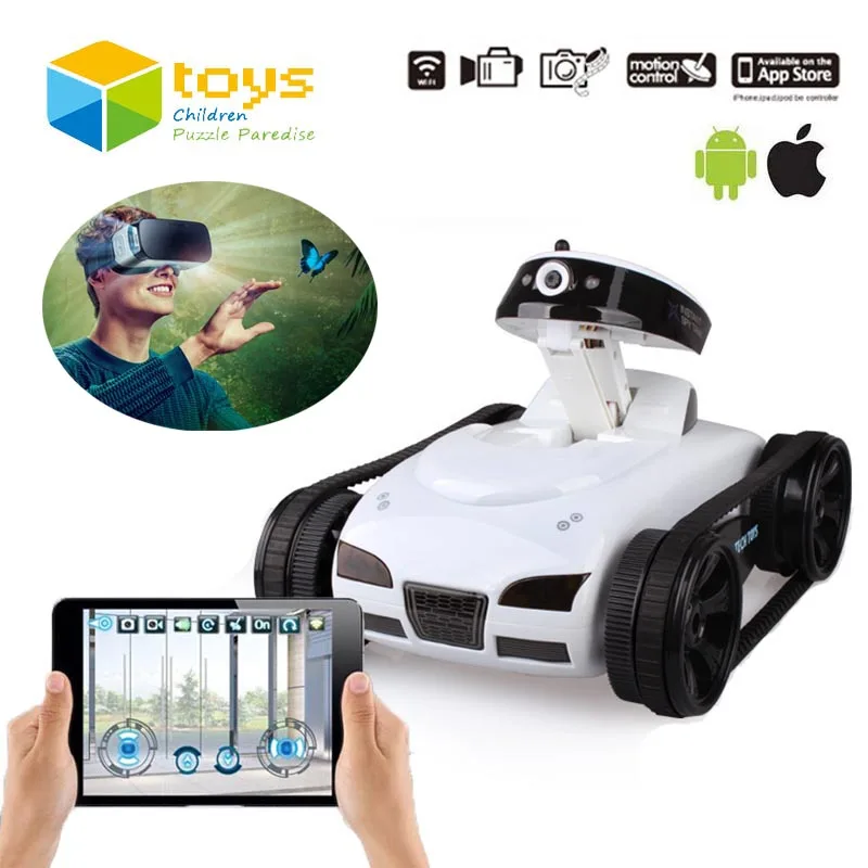 Mini Remote Control Toys Wifi Robot Camera RC Tank APP Real-time Controlled by IOS Android Smart Device for Children Kis Gifts Mini Remote Control Toys Wifi Robot Camera RC Tank APP Real-time Controlled by IOS Android Smart Device for Children Kis Gifts