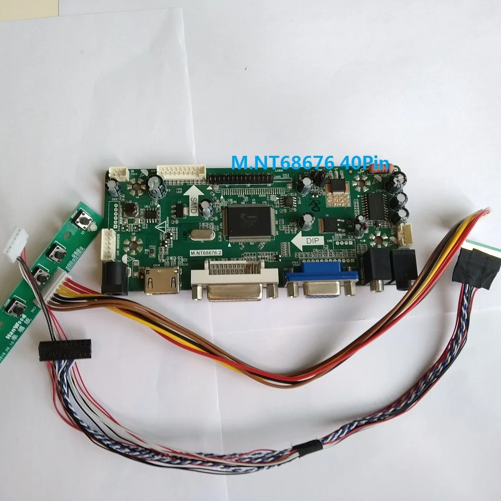 

Kit for LP125WH2-TLE1 1366X768 LVDS 40pin Monitor M.N68676 LED DIY Panel Screen 12.5" Controller board HDMI LCD VGA DVI