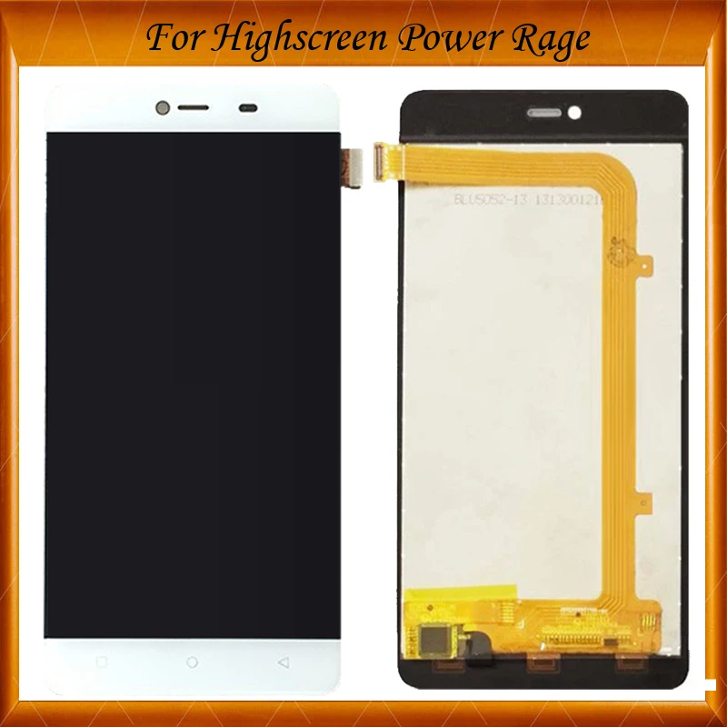 

High Quality For Highscreen Power Rage LCD Display With Touch Panel Digitizer Assembly Mobile Phone IN Stock