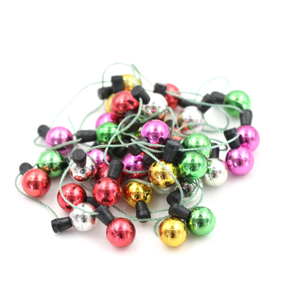 

1/12 Scale Dollhouse Miniature 1 String Of Fake Lights Christmas Good Decoration Mini Furniture Accessories String Lights