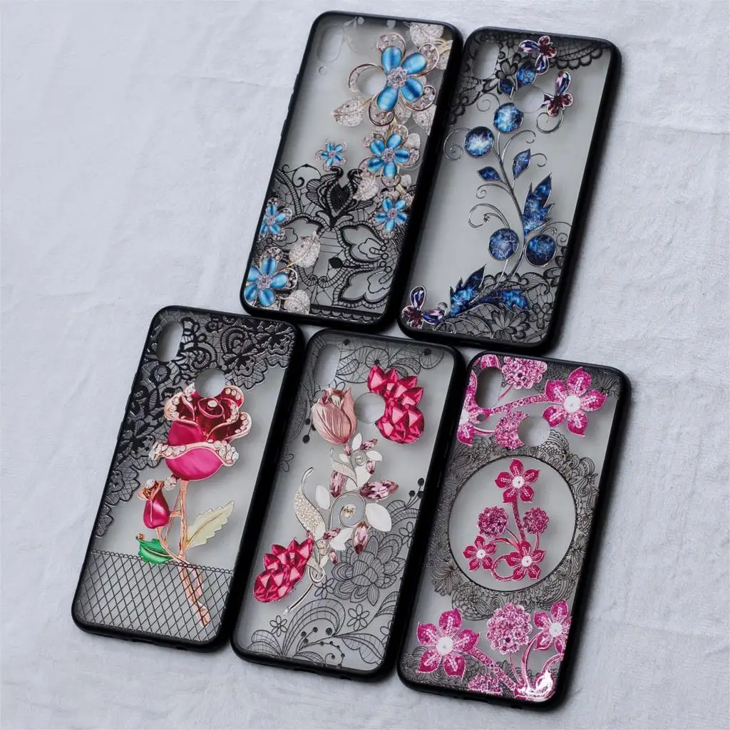 3D рельеф кружевное платье с цветочным рисунком чехол для телефона huawei Nova 3 PAR-LX1M