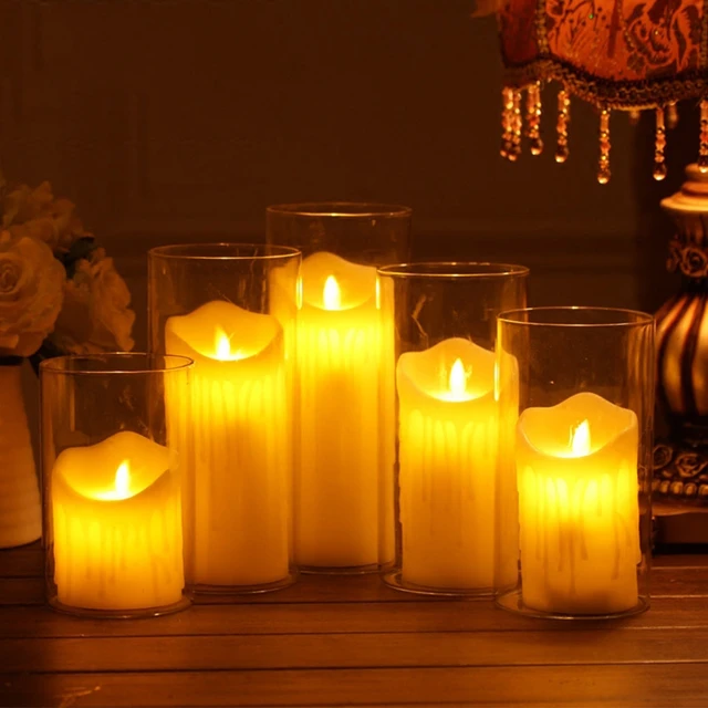 Aromatherapy Led Candles Wedding Decoration Bougies Et Chandelles Aromatherapy Led Candles Wedding Decoration Bougies Et Chandelles Velas Flameless Making Wax Candle Scented Home Decor
