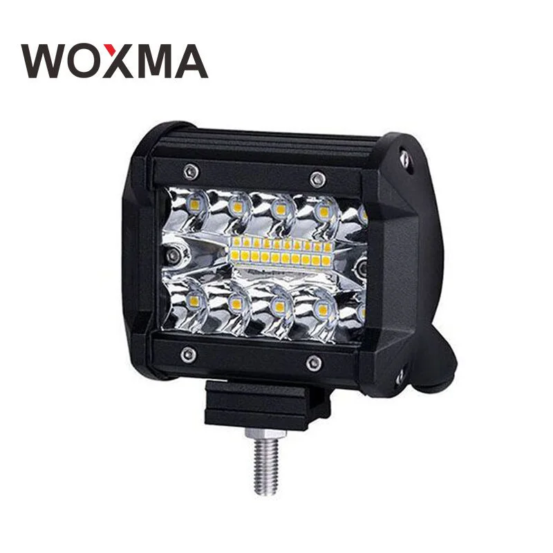 Goede WOXMA Mistlamp 60 w LED Verlichting Bar 4x4 Auto accessoires Offroad 4 inch Motorfiets 12 v auto Fog Lamp 6000 k Wit 4WD Truck Lamp