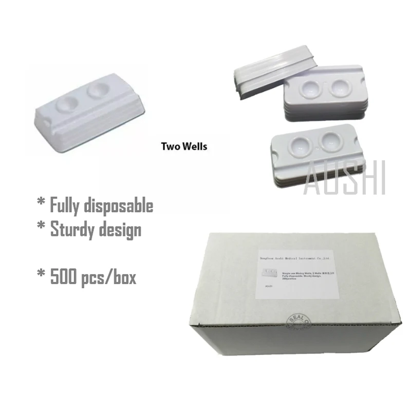 Oral dental dental disposable material mixing tray mixed dish Pill