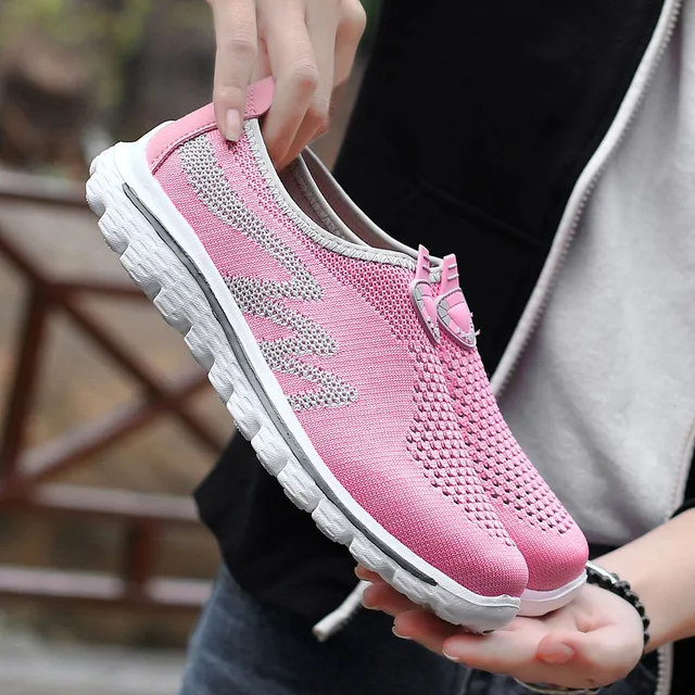 DR.EAGLE Breathable Non Slip running shoes women summer baskets femme