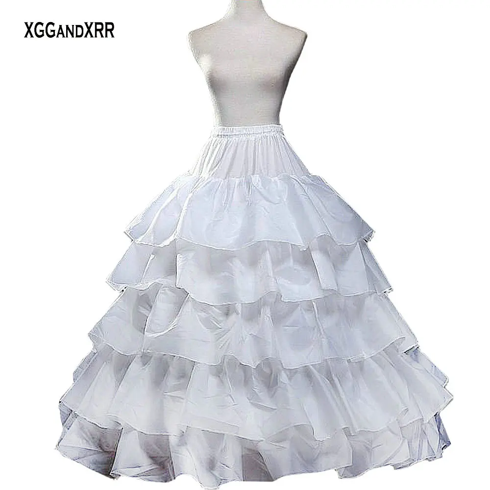 crinoline wedding gown